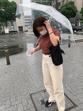 「雨」｜47さん（レディース・156cm）の夏コーディネート