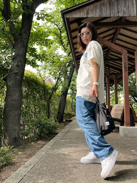 「FREE'S MART（フリーズマート）のアイテム」を使った、47さん（レディース・156cm）の夏コーディネート