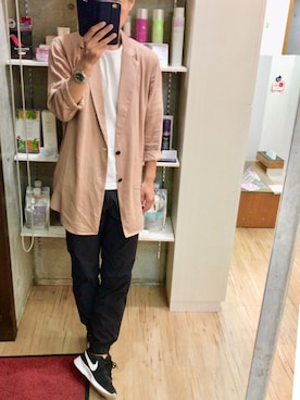「JACKROSE（ジャックローズ）のアイテム（その他アウター）」を使った、チョキさんさん（メンズ・169cm）の秋コーディネート