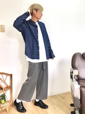 チョキさんさん（メンズ・170cm）の春コーディネート