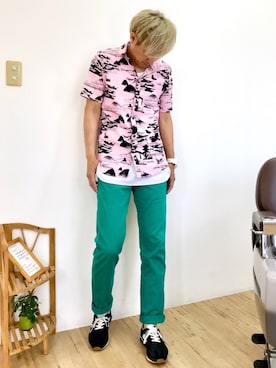 チョキさんさん（メンズ・170cm）の春コーディネート