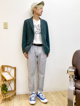 チョキさんさん(メンズ・170cm)の夏コーディネート