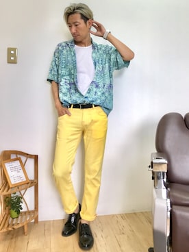 チョキさんさん（メンズ・170cm）の夏コーディネート