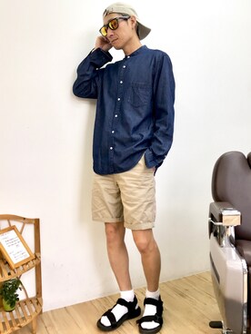 チョキさんさん(メンズ・170cm)の夏コーディネート