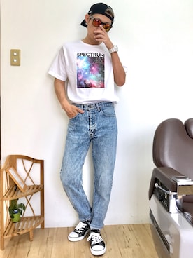 チョキさんさん（メンズ・170cm）の夏コーディネート