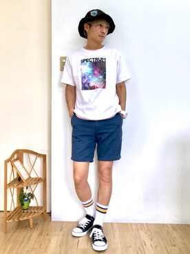 チョキさんさん（メンズ・170cm）の夏コーディネート