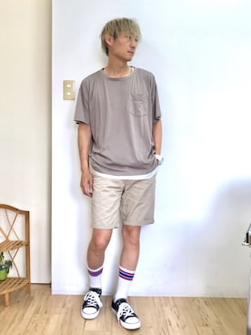 チョキさんさん（メンズ・170cm）の夏コーディネート