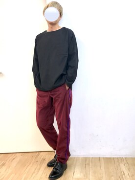 「おしゃれスタ（オシャレスタ）のアイテム（パンツ）」を使った、チョキさんさん（メンズ・170cm）の秋コーディネート