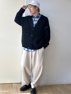 「Burner（バーナー）のアイテム（パンツ）」を使った、チョキさんさん（メンズ・170cm）の冬コーディネート