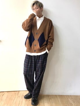 チョキさんさん（メンズ・170cm）の冬コーディネート