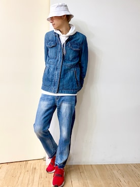 チョキさんさん（メンズ・170cm）の冬コーディネート