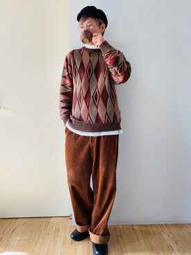 チョキさんさん（メンズ・170cm）の冬コーディネート