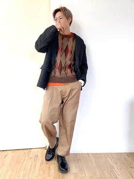 チョキさんさん（メンズ・170cm）の冬コーディネート