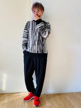 チョキさんさん（メンズ・170cm）の冬コーディネート