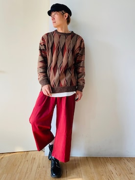 チョキさんさん（メンズ・170cm）の春コーディネート