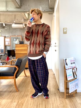 チョキさんさん（メンズ・170cm）の春コーディネート