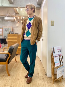 チョキさんさん（メンズ・170cm）の春コーディネート
