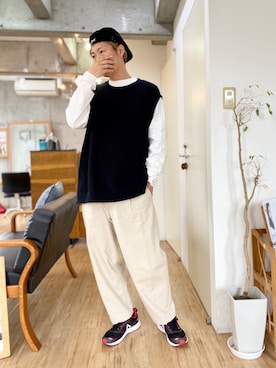 チョキさんさん（メンズ・170cm）の春コーディネート