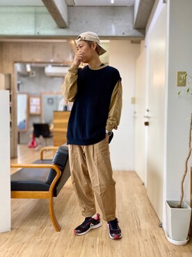 チョキさんさん（メンズ・170cm）の春コーディネート