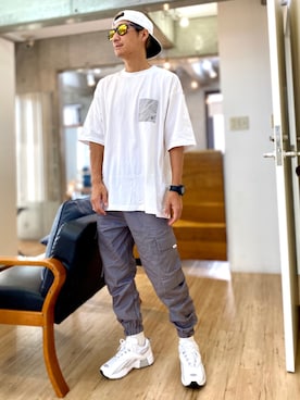 「ACT（アクト）のアイテム（パンツ）」を使った、チョキさんさん（メンズ・170cm）の秋コーディネート