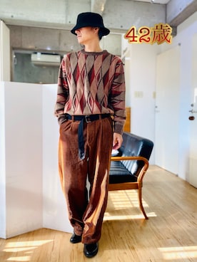 チョキさんさん（メンズ・170cm）の秋コーディネート