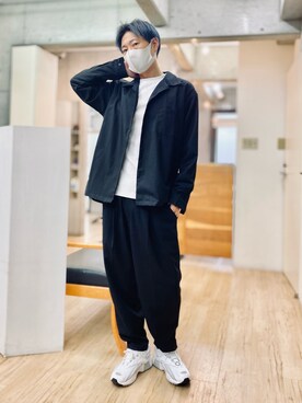 「A.S.M（エーエスエム）のアイテム（スラックス）」を使った、チョキさんさん（メンズ・170cm）の秋コーディネート