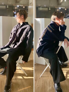 チョキさんさん(メンズ・170cm)の冬コーディネート