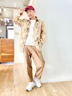 チョキさんさん（メンズ・170cm）の春コーディネート