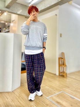 チョキさんさん（メンズ・170cm）の春コーディネート