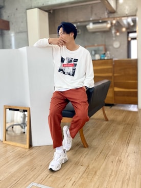 チョキさんさん（メンズ・170cm）の春コーディネート