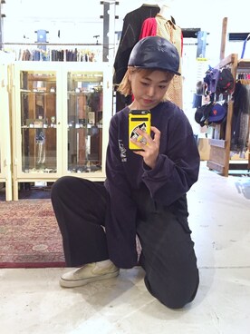 「KENZO」｜「アイテム（スリッポン）」を使った、junri さん（レディース・153cm）の秋コーディネート