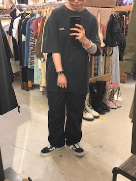 「東洋エンタープライズ（トーヨーエンタープライズ）のアイテム（トップス）」を使った、junri さん（レディース・153cm）の夏コーディネート