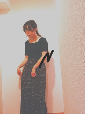 「Chaco（チャコ）のアイテム（アクセサリー）」を使った、きゃわさん（レディース・155cm）の夏コーディネート