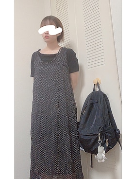 「flower」｜「アイテム（アクセサリー）」を使った、きゃわさん（レディース・155cm）の夏コーディネート