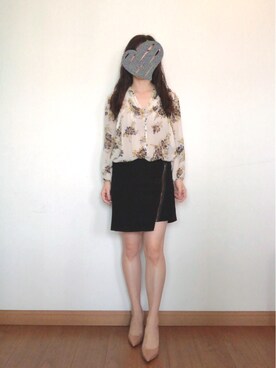 「Joie（ジョア）のアイテム」を使った、シロさん（レディース・160cm）の春コーディネート