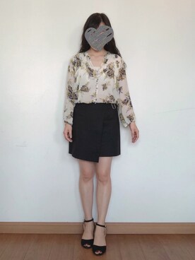 「Joie（ジョア）のアイテム」を使った、シロさん（レディース・160cm）の春コーディネート