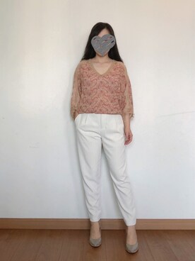 「Millie'sのアイテム」を使った、シロさん（レディース・160cm）の夏コーディネート