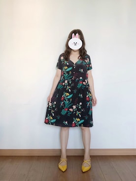 「des petits hauts（デ プチオー）のアイテム」を使った、シロさん（レディース・160cm）の夏コーディネート