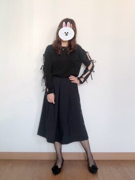 「Le Saundaのアイテム」を使った、シロさん（レディース・160cm）の秋コーディネート