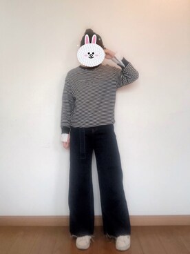 「BLUEPOPS（ブルーポップス）のアイテム」を使った、シロさん（レディース・160cm）の秋コーディネート