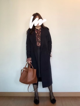 「Le Saundaのアイテム」を使った、シロさん（レディース・160cm）の秋コーディネート