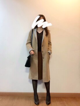 シロさん（レディース・160cm）の冬コーディネート