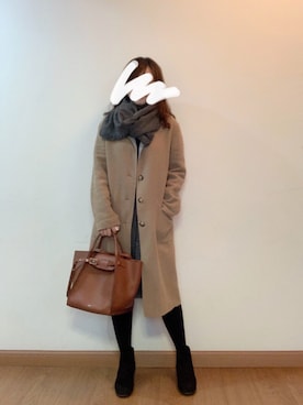 シロさん（レディース・160cm）の冬コーディネート