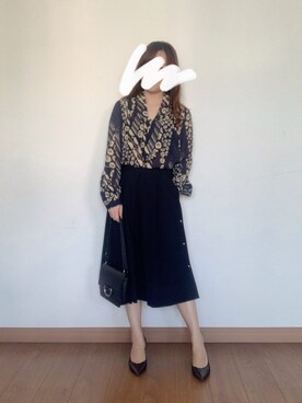 「ba&sh（バッシュ）のアイテム」を使った、シロさん（レディース・160cm）の秋コーディネート