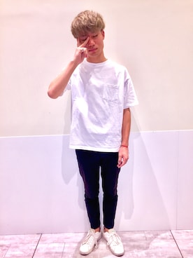 「Confirm（コンファーム）のアイテム（トップス）」を使った、コンファーム・イルズ 廿日市さん（メンズ・176cm）の夏コーディネート