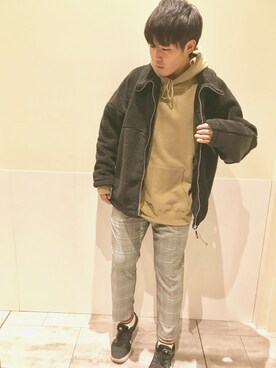 「Confirm（コンファーム）のアイテム（その他アウター）」を使った、コンファーム・イルズ 廿日市さん（メンズ・175cm）の秋コーディネート