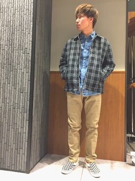 「Confirm（コンファーム）のアイテム（ブルゾン）」を使った、コンファーム・イルズ 廿日市さん（メンズ・175cm）の冬コーディネート