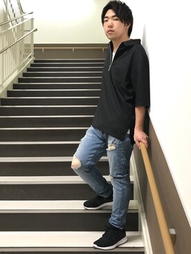「Confirm（コンファーム）のアイテム」を使った、コンファーム・イルズ 廿日市さん（メンズ・175cm）の春コーディネート