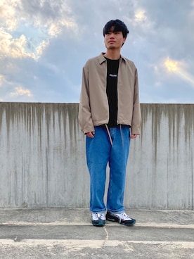 「Confirm（コンファーム）のアイテム（ブルゾン）」を使った、コンファーム・イルズ 廿日市さん（メンズ・175cm）の春コーディネート