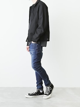 「MAIN ATTRACTION（メインアトラクション）のアイテム」を使った、MA_MMさん（メンズ・173cm）の春コーディネート